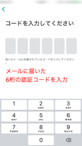 ペアーズ 認証番号入力