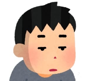 無気力な男性